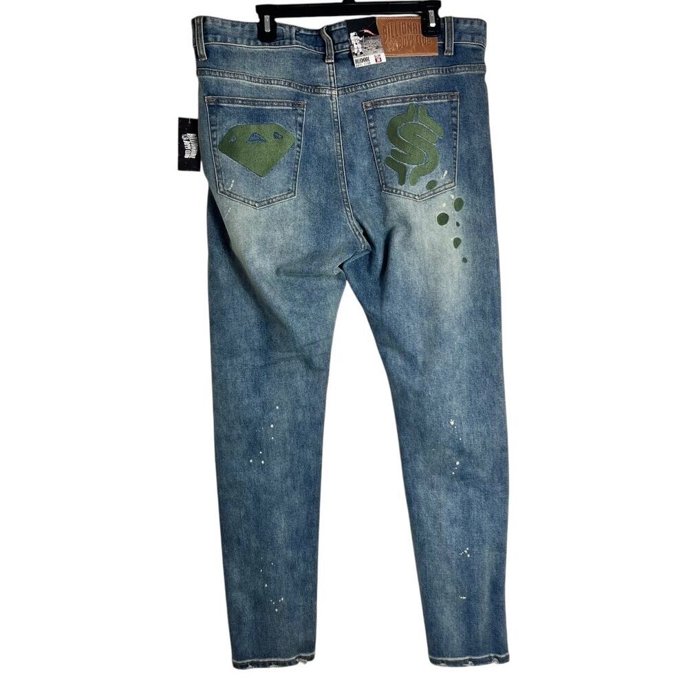 Billionaire Boys Club Moonrocks Slim Fit Jeans Men Size 38 - Picture 8 of 13